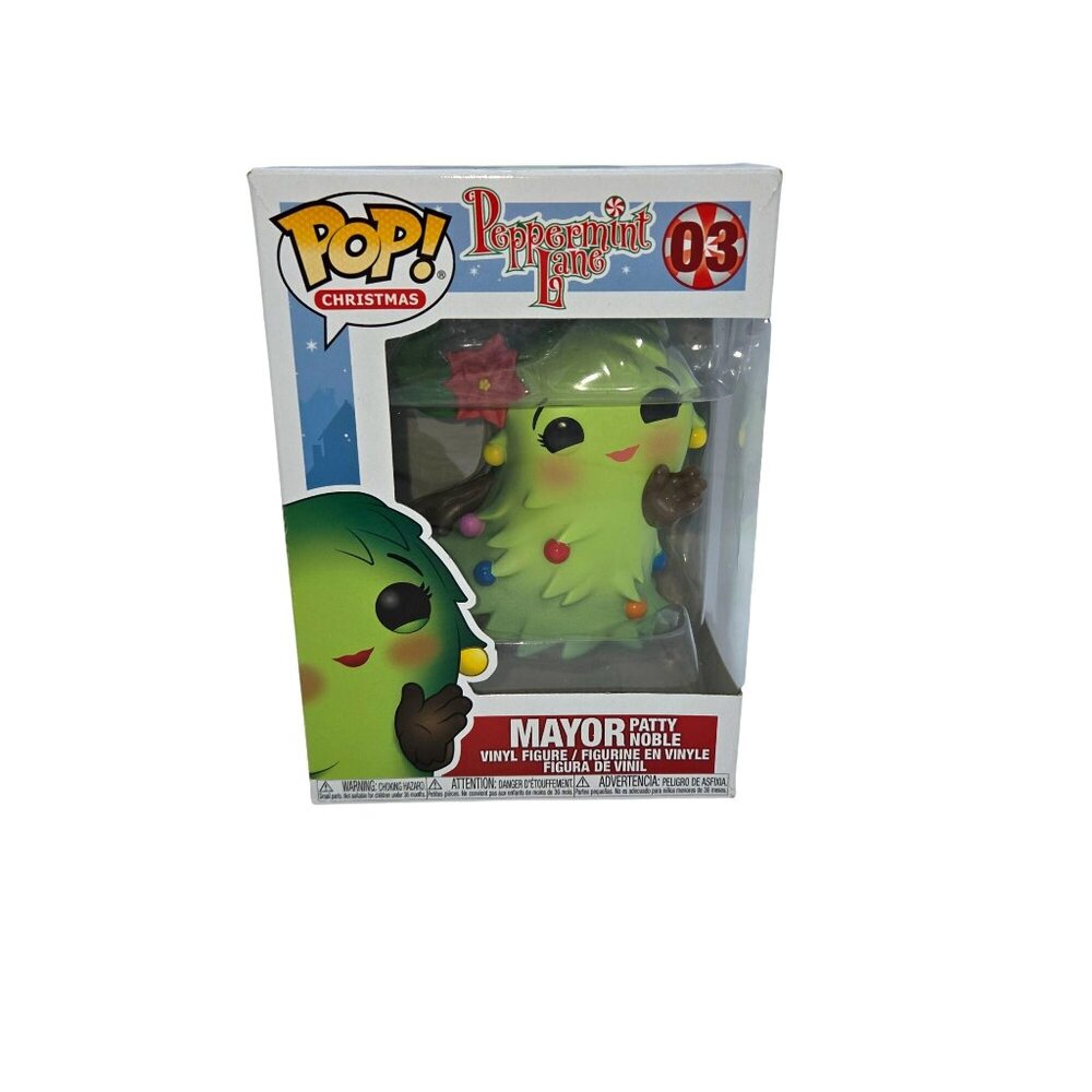 Funko Christmas Pop Vinyl Figure Peppermint Lane Mayor Patty Noble